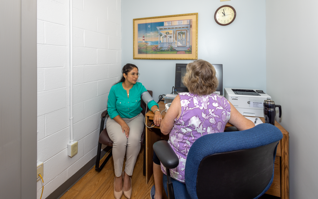 Berks Free Medical Clinic Info at the Conrad Weiser Food Pantry Distribution Event